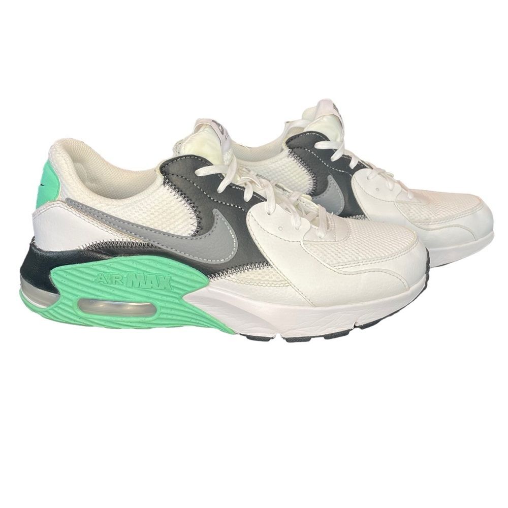 Nike Women's Air Max Excee Sneaker White Mint Green & Black Size 9.5 - Picture 4 of 11